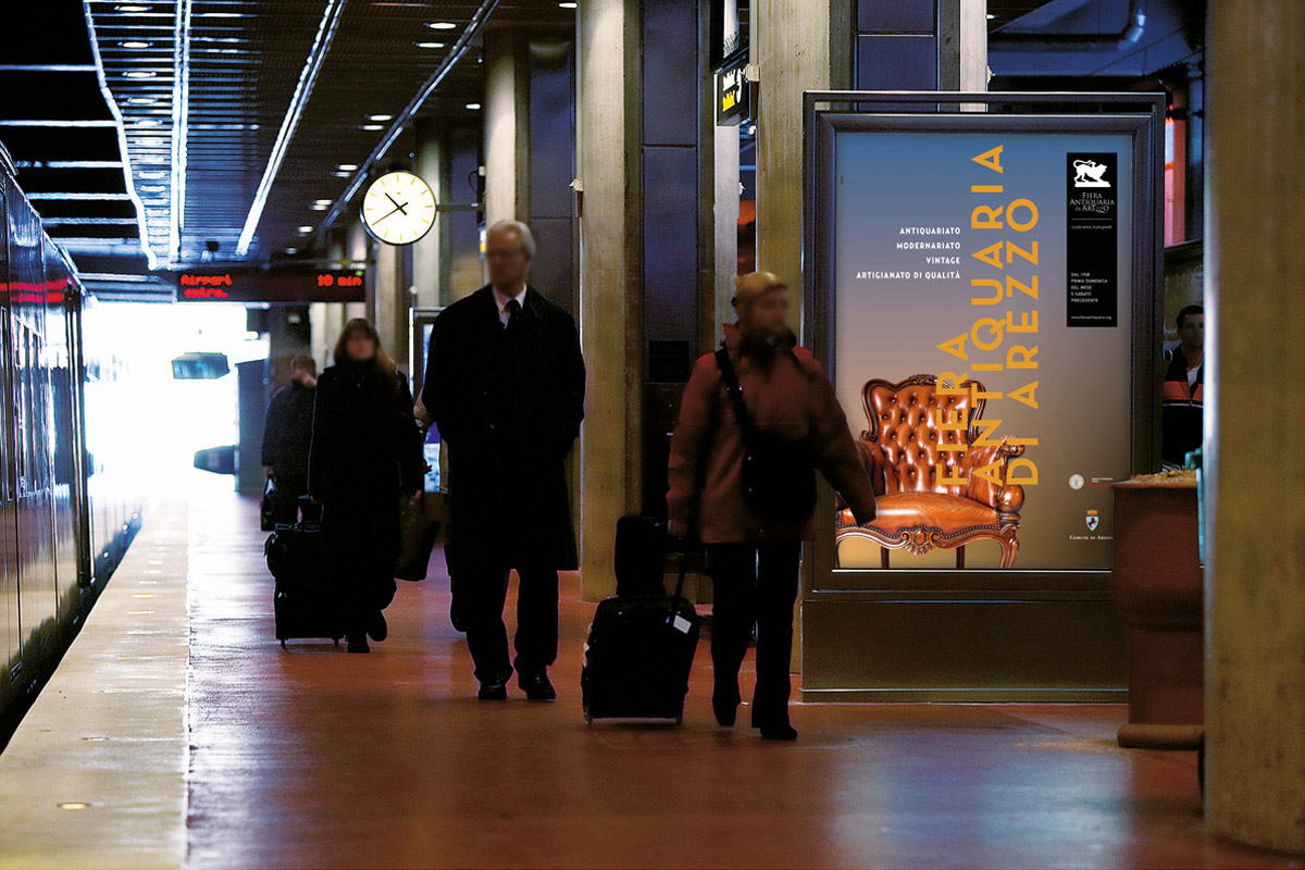fiera antiquaria di Arezzo, manifesti, poster, affissioni